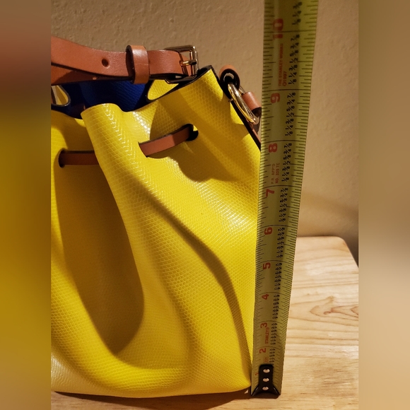 Dooney & Bourke Leather Drawstring Crossbody Bag - Picture 7 of 12